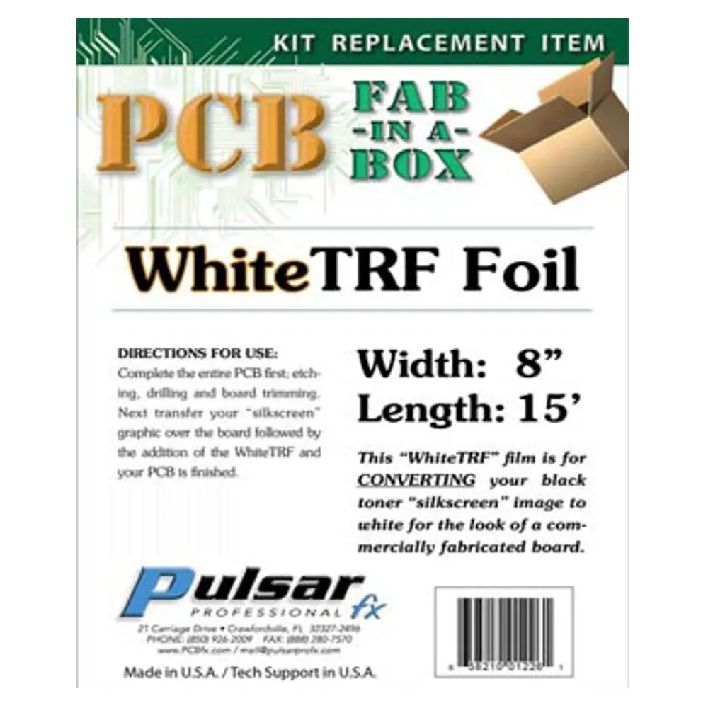 TONER REACTIVE FOIL WHITE ROLL