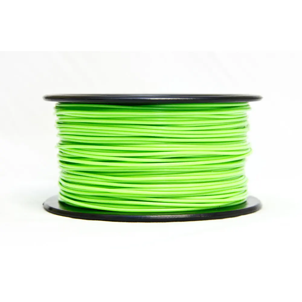 PLA, 1.75 MM, 0.25 KG SPOOL - PREMIUM 3D FILAMENT - GLOW IN THE DARK (GREEN)