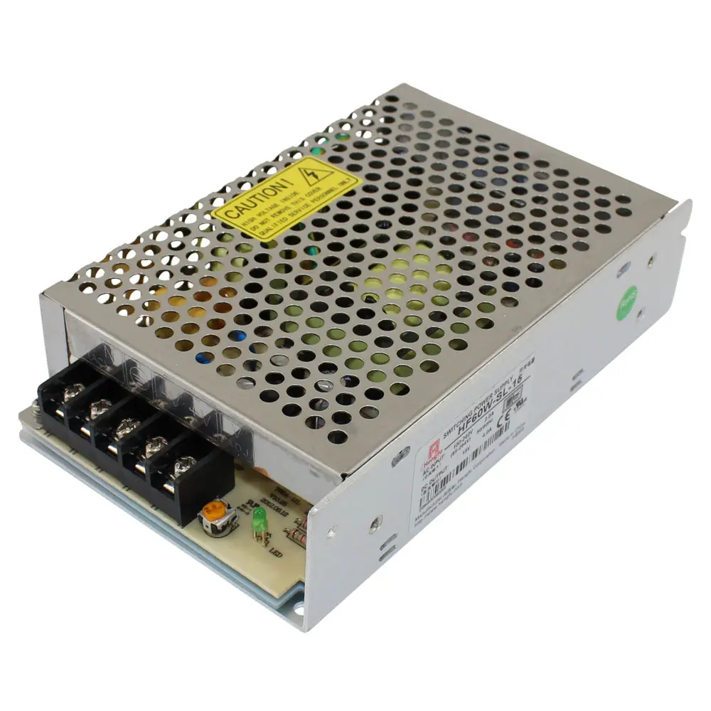 15 Volt Power Supply PS1-60W-SL15 - Switching Power Supplies