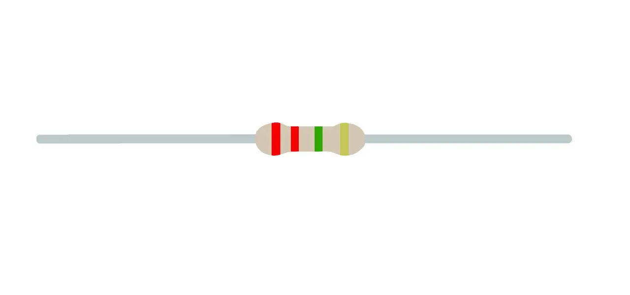 1/8W 5% 2.2M OHM CF RES