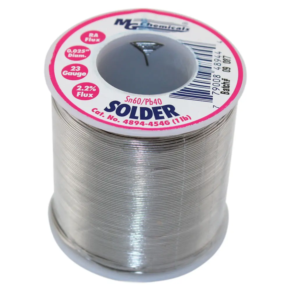 SN60/PB40 SOLDER   DIAM.  .025