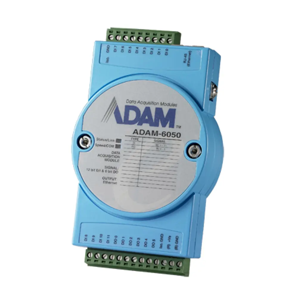 12-CH DI, 6-CH DO MODBUS TCP MODULE