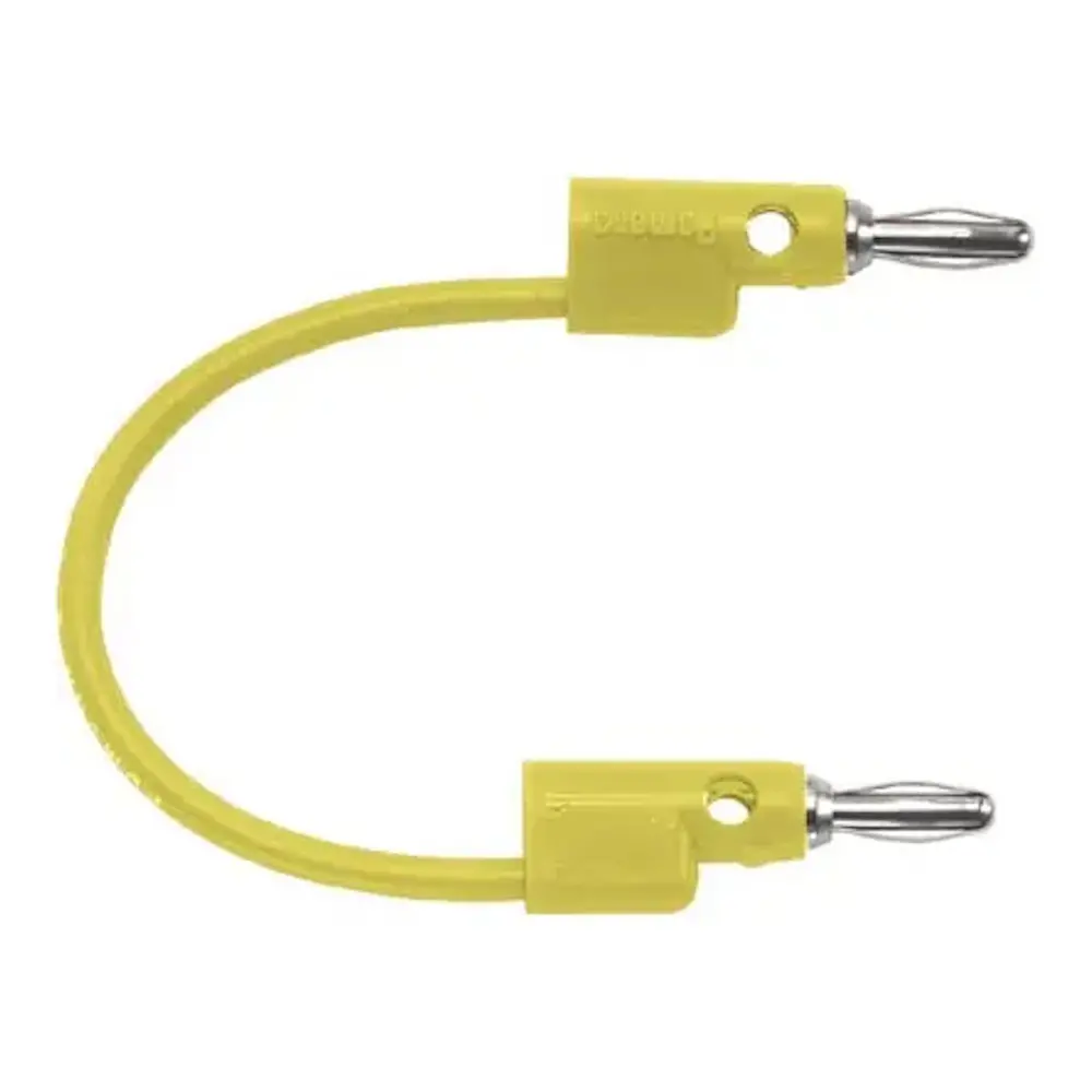 BANANA PLUG PATCH CORD (YELLOW)