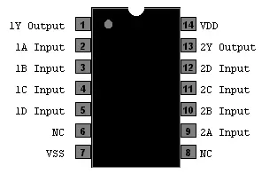 その他 GATE II [CD] 7401 Quad 2-Input NAND Gate (Open Collector)