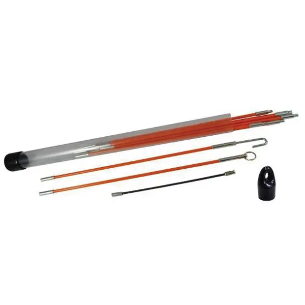 PUSH PULL ROD SET WITH ACCESSORIES IN A CLEAR TUBE (10 SECTIONS PER TUBE)