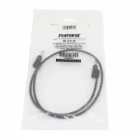 BANANA PLUG PATCH CORD (BLACK)