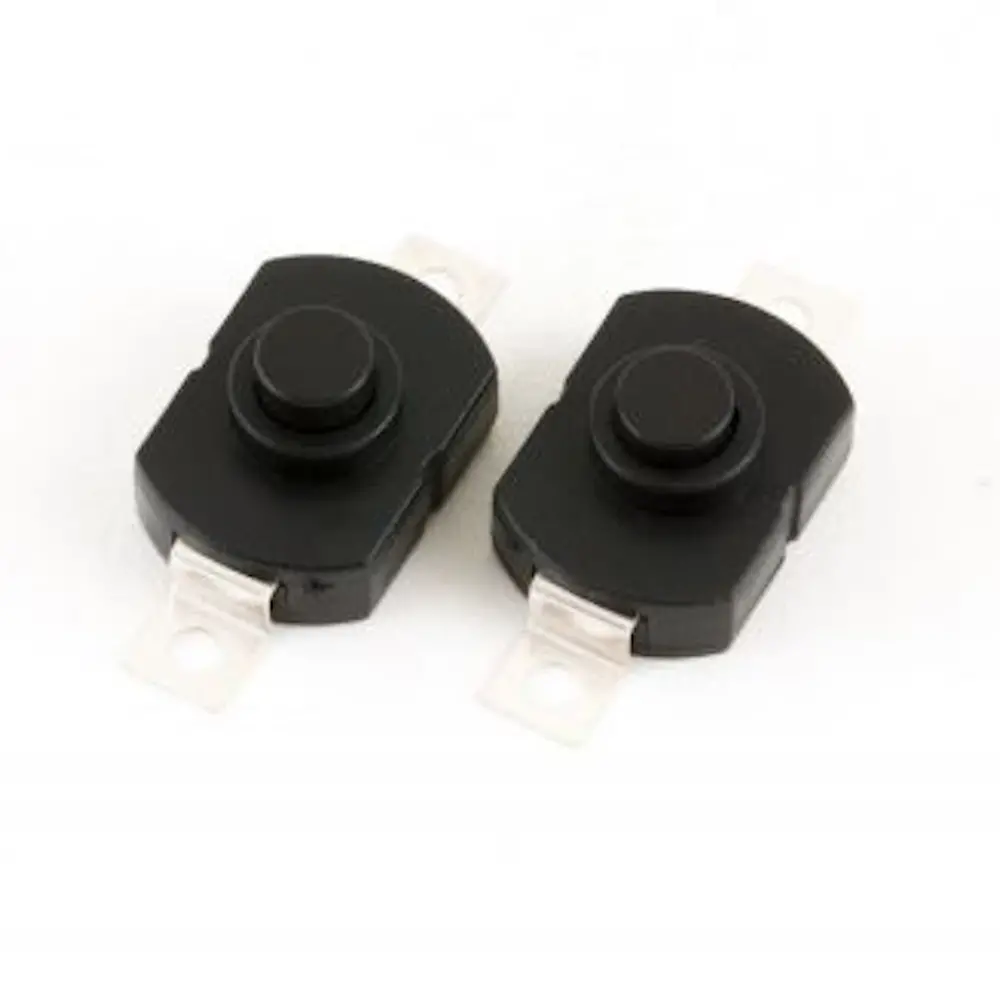 DC 30V 1A BLACK ON OFF MINI PUSH BUTTON