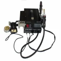 DELUXE HIGH POWERED ALL IN ONE WORK STATION WITH HOT AIR, SUCTION AND SOLDERING