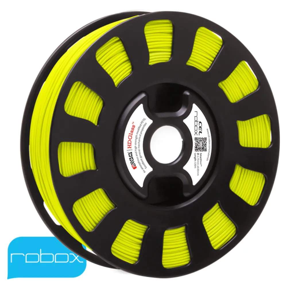 PETG HDGLASS FLUORESCENT YELLOW HALF REEL