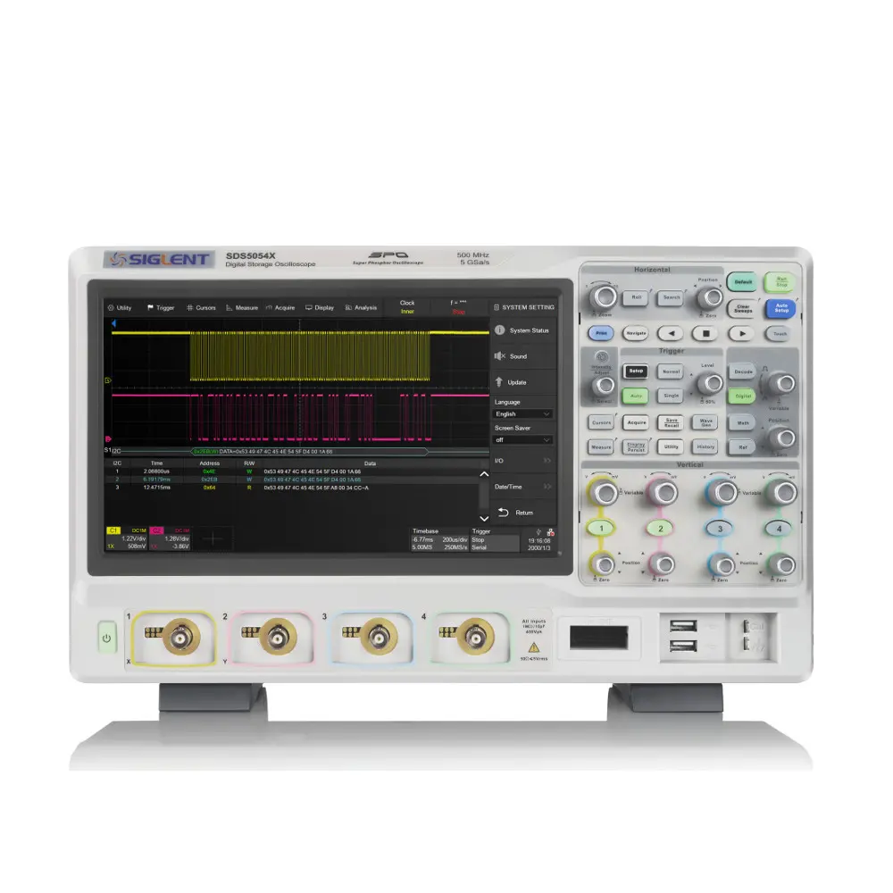 1 GHZ; 4 CHANNELS; 5 GSA/S; 250 M MEMORY DEPTH; 500,000 WFM/S WAVEFORM CAPTURE RATE;