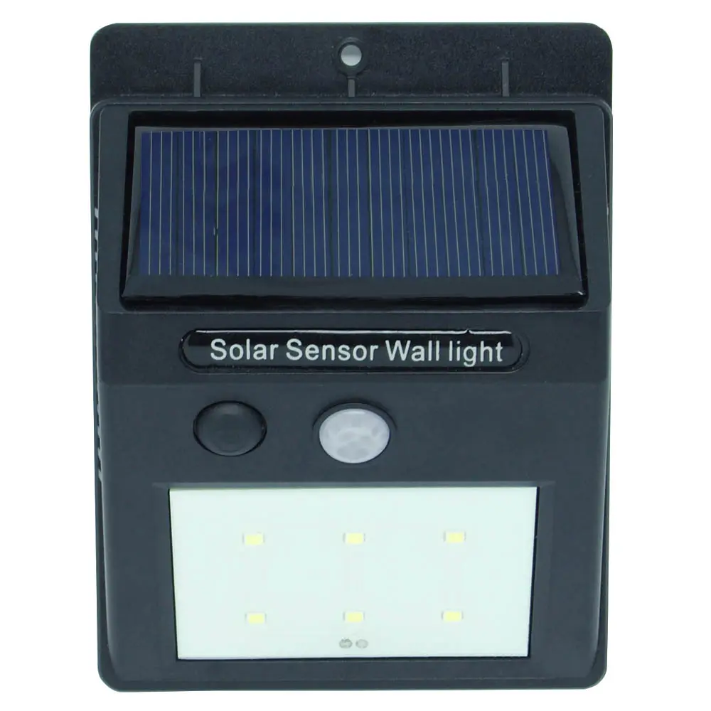 WALLMOUNT SOLAR SENSOR LED LIGHT 1W 120LM