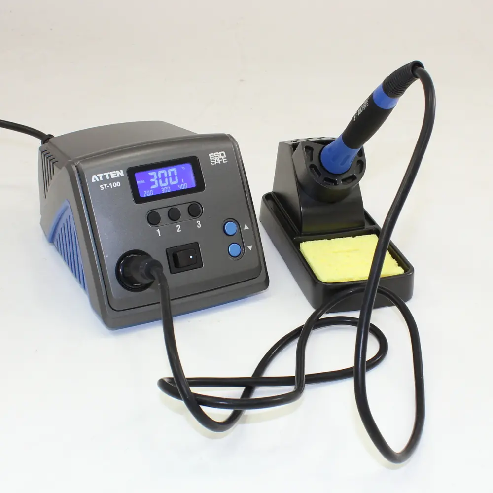 100 WATT ELITE SOLDERING STATION, PROGRAMMABLE, ESD-SAFE, DIGITAL LCD