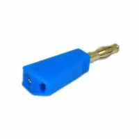 BLUE  BANANA PLUG STACKABLE  4