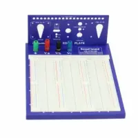 BREADBOARD W BINDING POSTS & BACK PLATE