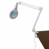 CLAMP ON MAGNIFIER LAMP, GLASS LENS, 5 DIPTER