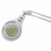 CLAMP ON MAGNIFIER LAMP, GLASS LENS, 5 DIPTER