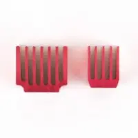 ALUMINUM HEAT SINK FOR RASPBERRY PI - TALL FIN (2 PIECES) - 1) 9MM X 9MM X 12MM    2) 15MM X 14.5MM X 13MM