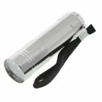 9 LED FLASHLIGHT TITANIUM COLO