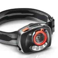 SENSOR+ HEADLAMP W/CREE XP-E Q4 BLACK, ECLIPSE LOGO PAD PRINTED REQUIRES 3AAA, BATTERIES NOT INCLUDED