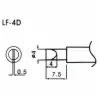 4MM BEVEL TYPE LEAD-FREE SOLDER TIP/ELEMENT