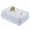 3-OUTLET SURGE PROTECTED WALL TAP