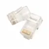 MODULAR PLUG,STRANDED,10P10C,ROUND..CABLE,50 UIN GOLD,50/PACK