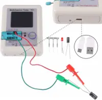 UNIVERSAL COMPONENT TESTERFOR CAPACITORS, TRANSISTORS, RESISTORS