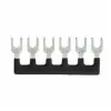 6 POSITION TERMINAL BLOCK BARRIER JUMPER FORK