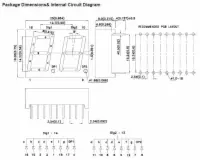 DUAL DISPLAY C.A. RED 14MM