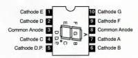 .5IN CC 7 SEGMENT DISPLAY RED