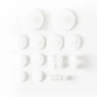 ASSORTED PLASTIC PINION GEAR SET - 0.5 MODULE (1.95MM ID) (20 PCS)