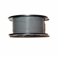 100' 18AWG SOLID HOOK-UP WIRE GREY