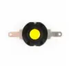 DC 12 0.5A YELLOW ON OFF MINI PUSH BUTTON