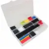 595 PCS ASSORTED THIN WALL TUBING IN ORGANIZER BOX