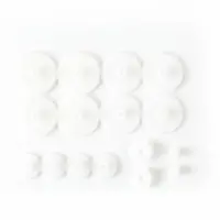 ASSORTED PLASTIC GEAR SET - 0.5 MODULE (16 PCS)