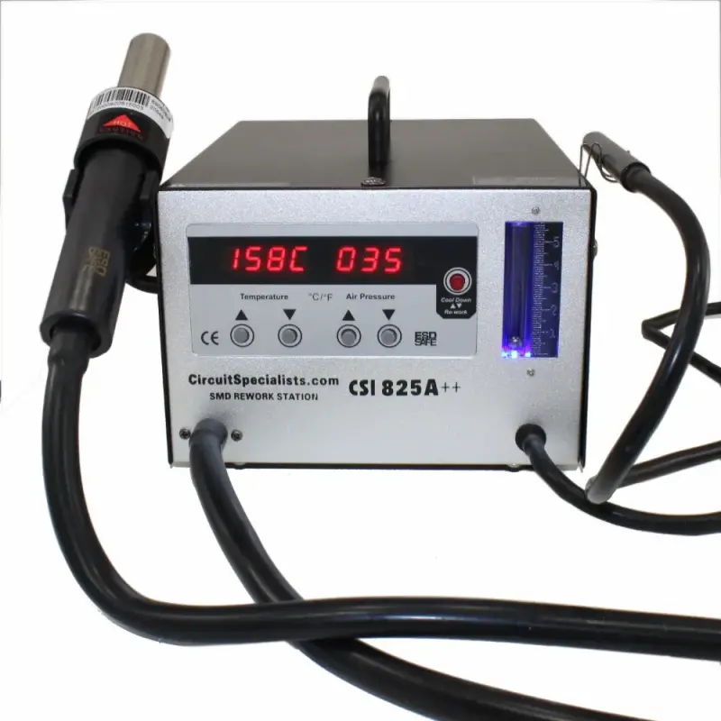 Estación De Aire Caliente AOYUE Int852A++ – Control Microprocesador, Rework SMD Profesional