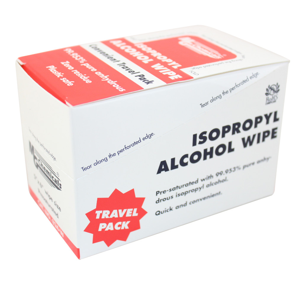 Isopropyl Alcohol Wipes 25 Pack