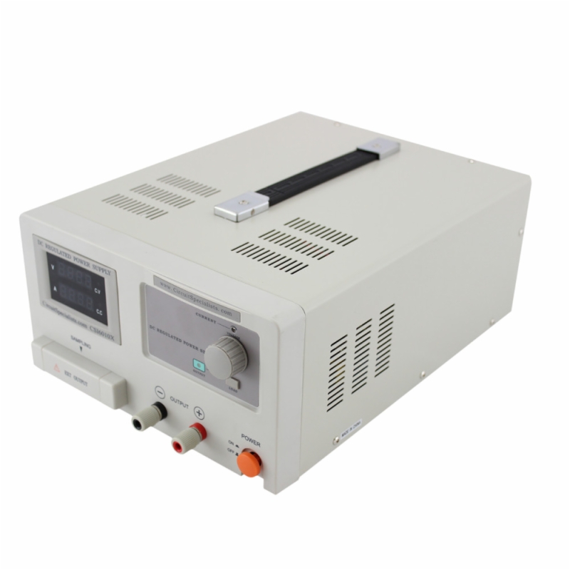 60 Volt Adjustable Linear DC Power Supply, 10 Amps