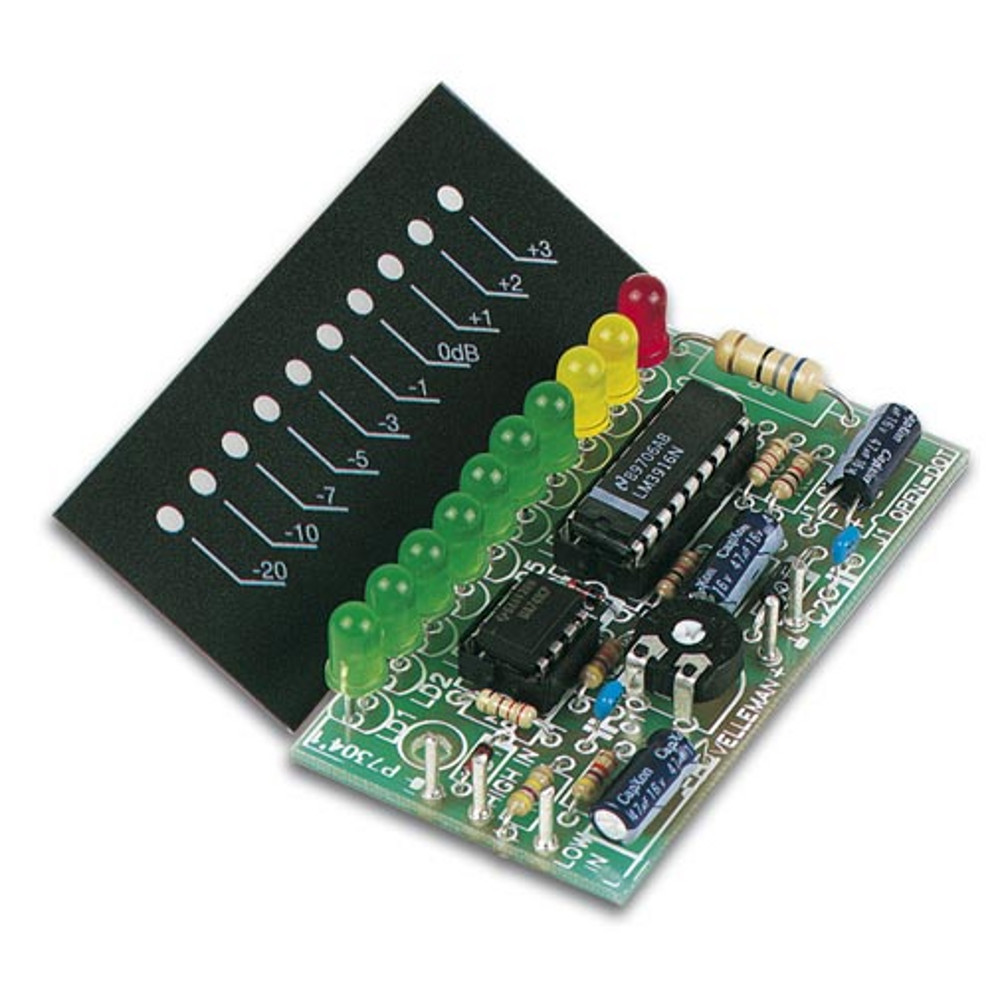 10 x 1 mono led vu meter kit 10 x 1 mono led vu meter kit