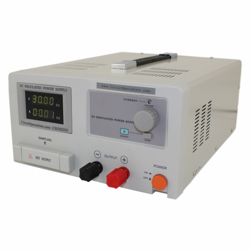 30 Volt Adjustable Linear DC Power Supply, 20 Amps