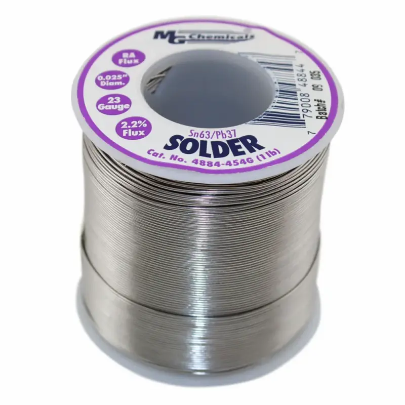60/40 Tin Lead Solder Wire – .031 Inch, 1 Lb Spool, No-Clean Flux Core