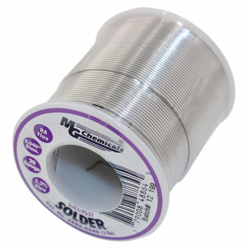 MG Chemicals 4886-454G 63/37 Lead Solder (454g/1mm