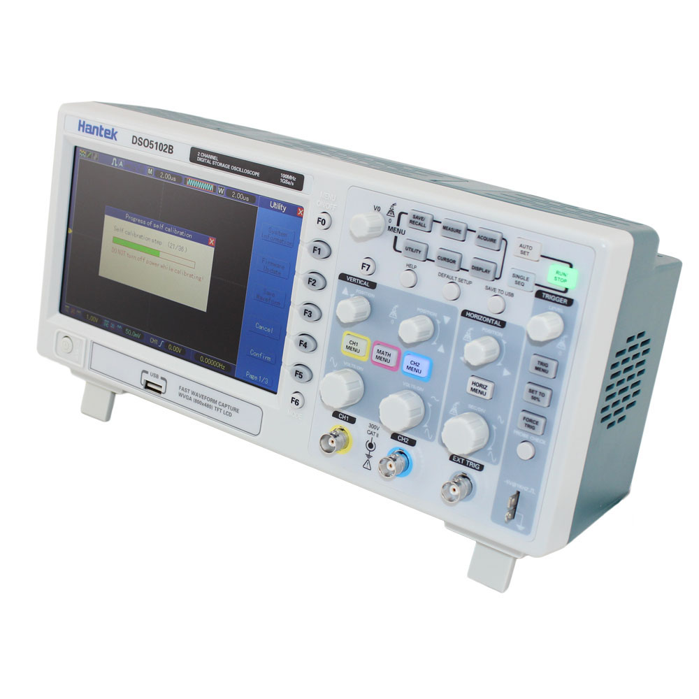 Hantek DSO5102B 100MHz, 2 Channel Digital Storage Oscilloscope