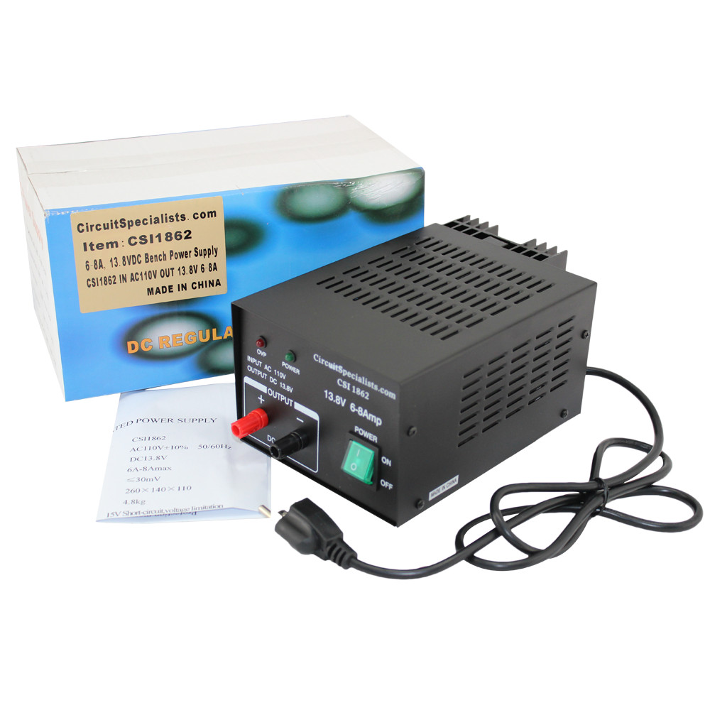 13 8 Volt Rugged Linear DC Power Supply 6 0 Amp 13 8 Volt Rugged Linear DC Power Supply 6 0 Amp