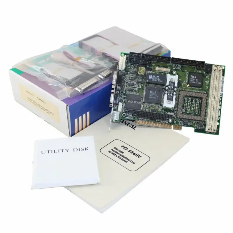 Half-Sized Pentium CPU Card with Integrated 2MB Display