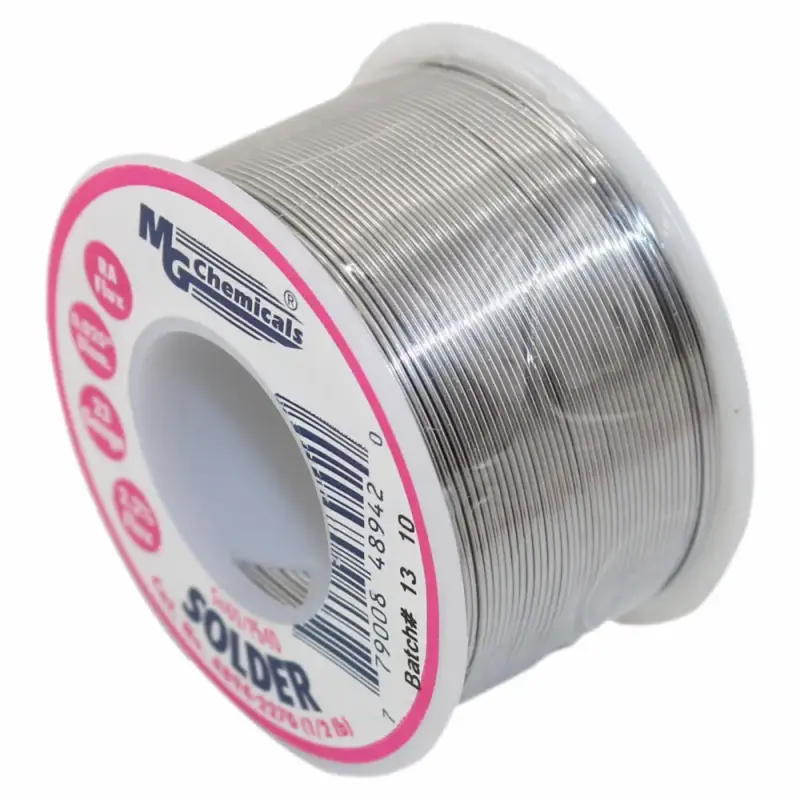 MG Chemicals 4890-18G Pocket Pack Solder – Sn60/Pb40, 21ga, 0.032" Rosin Flux (18g)