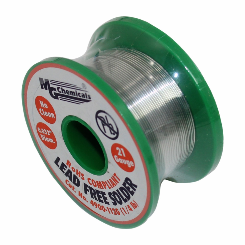 MG Chemicals 4900-112G SAC305 Lead Free Solder Wire (0.8mm