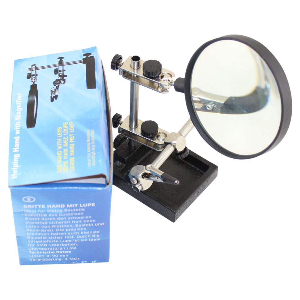 3.0 Diopter Magnifier with Helping Hand ZD10H