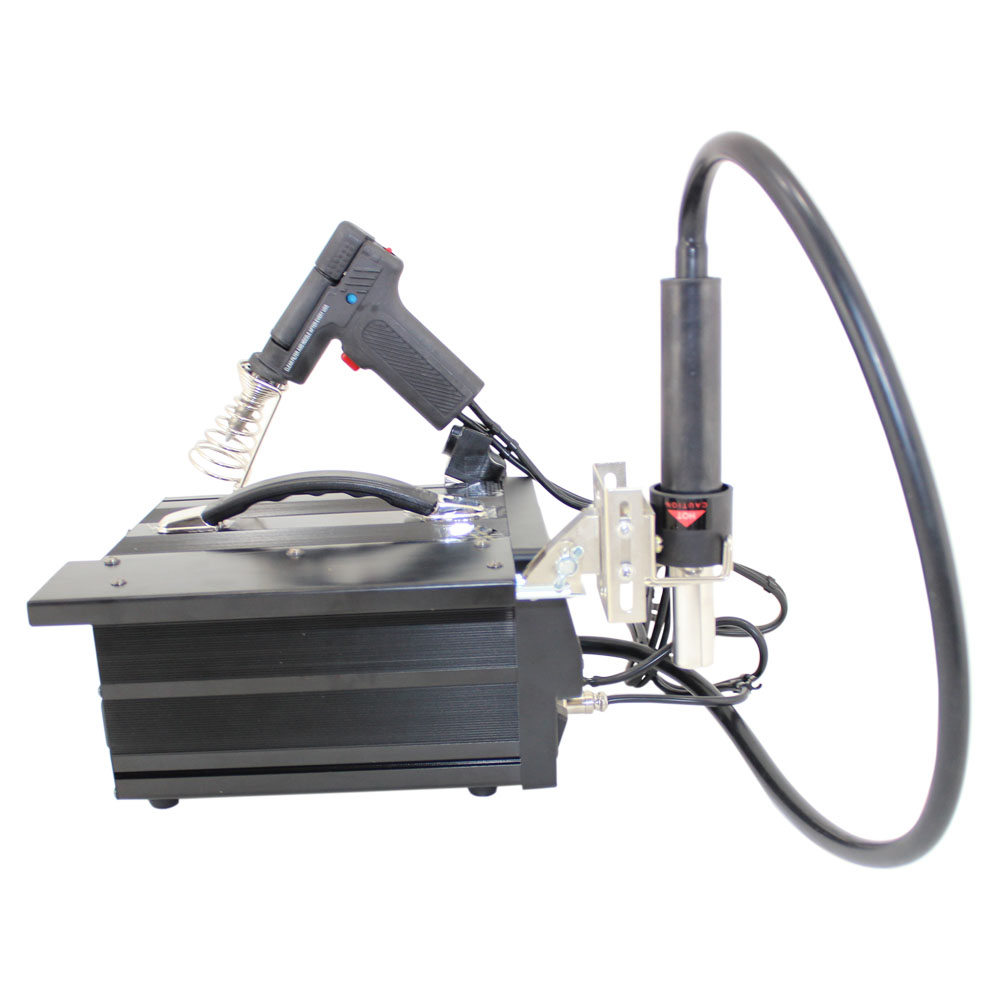 Deluxe Hot Air Station with Hot Air, Soldering Iron, Suction Gun & Mechanical Arm (Replaced by BK8000)