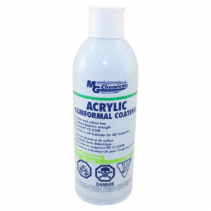 Clear acrylic lacquer conformal coating - 12 oz. aerosol